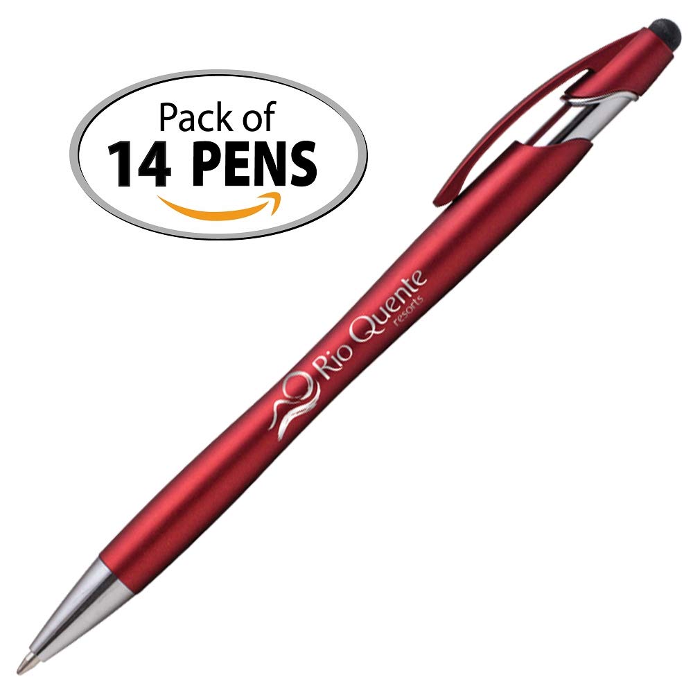 ExpressDesigns™ - The Beemer Ballpoint Pen w/Stylus Tip, Custom Personalized Black writing ink