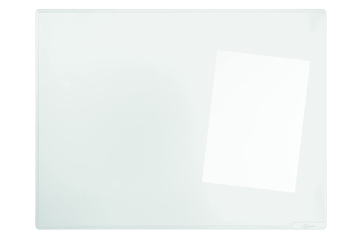 Durable, Desk Mat, Anti-Glare & Slip, Transparent, 19.25" x 25.7", 1 Pack