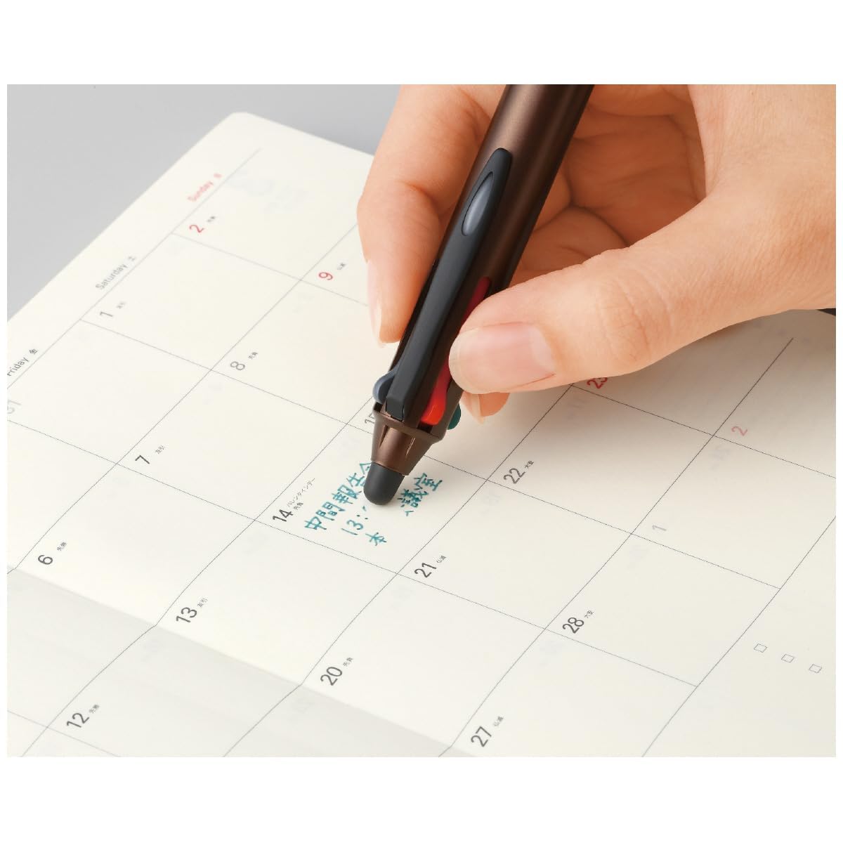 Pilot 4 Color Ballpoint Pen, Frixion Ball 4, LKFB-3SEF-B, 0.5mm, Black
