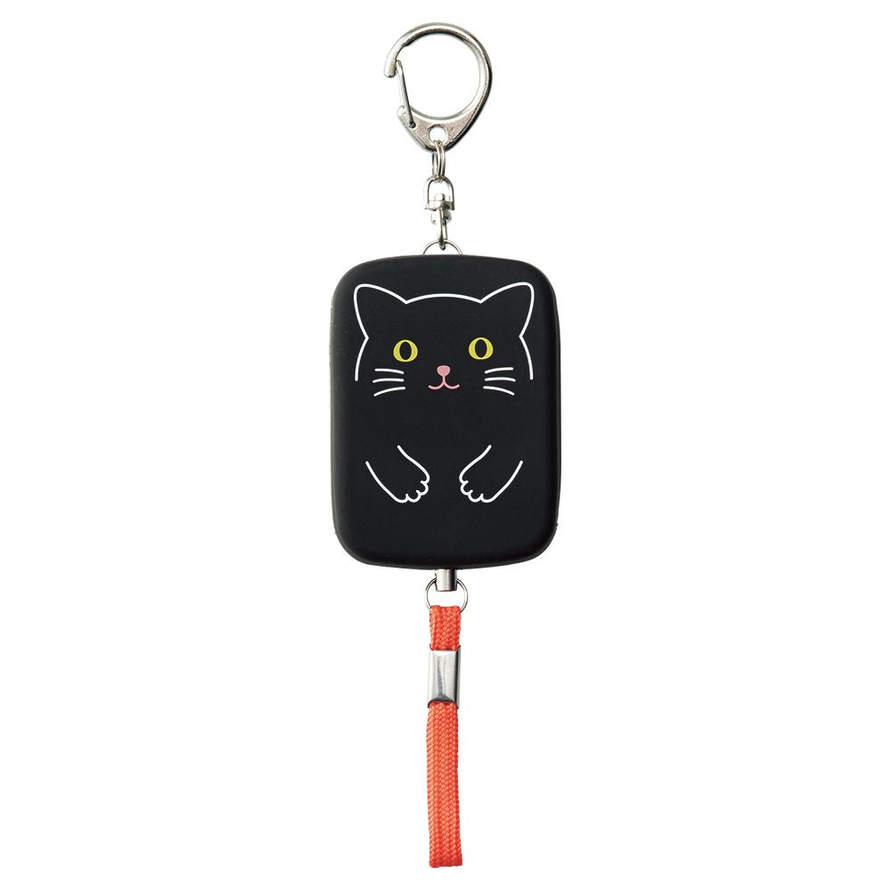 Lihit Lab A7718-3 Anti-theft Buzzer, Punilabo Black Cat