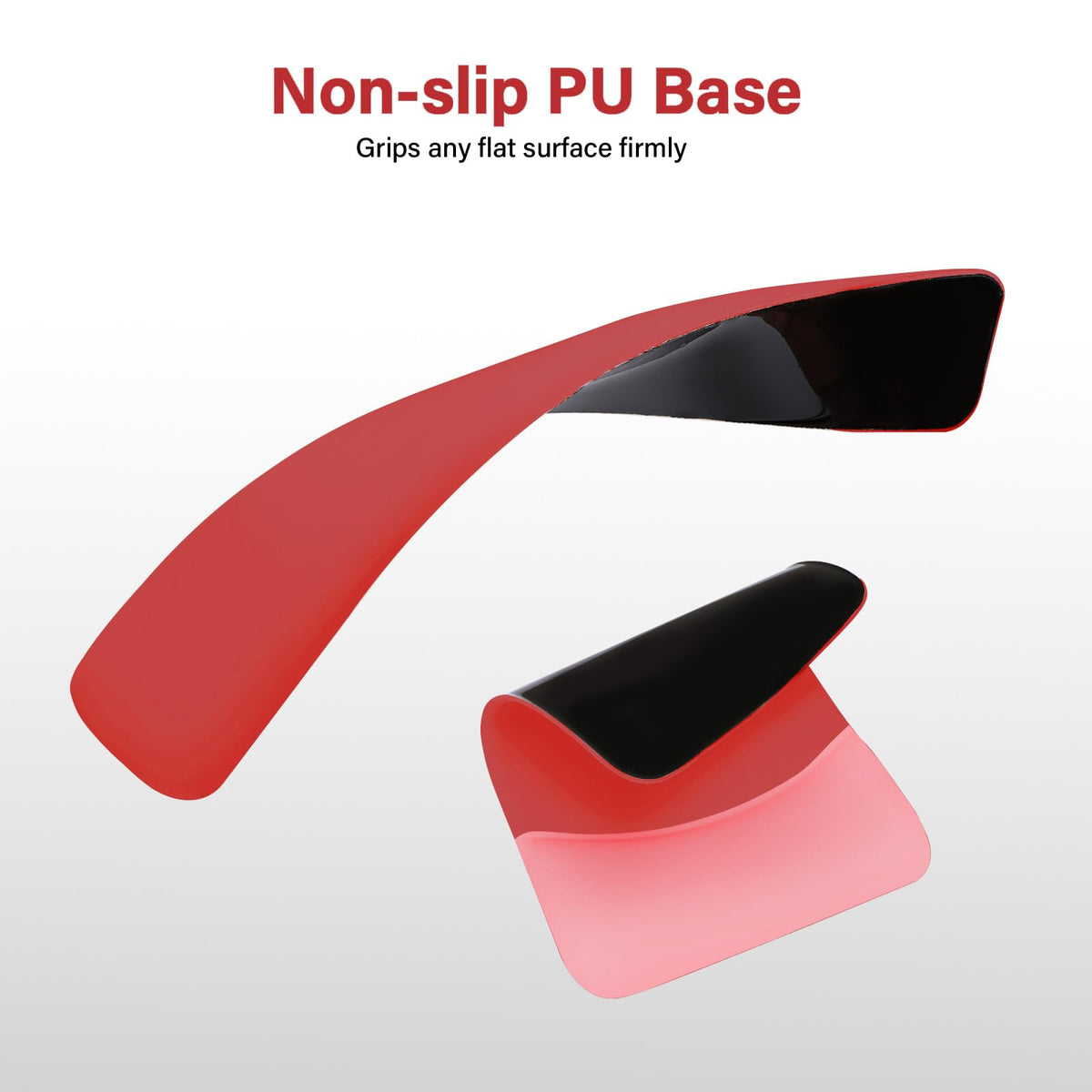 MOSISO Wrist Rest Support Mouse Pad & Keyboard Set, Red