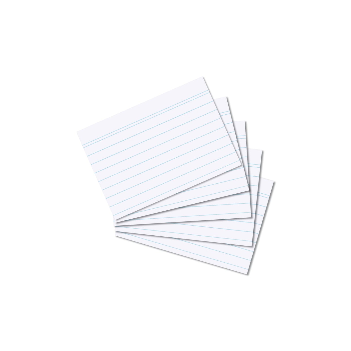 Herlitz A8 Ruled Index Cards - White (Pack of 100)