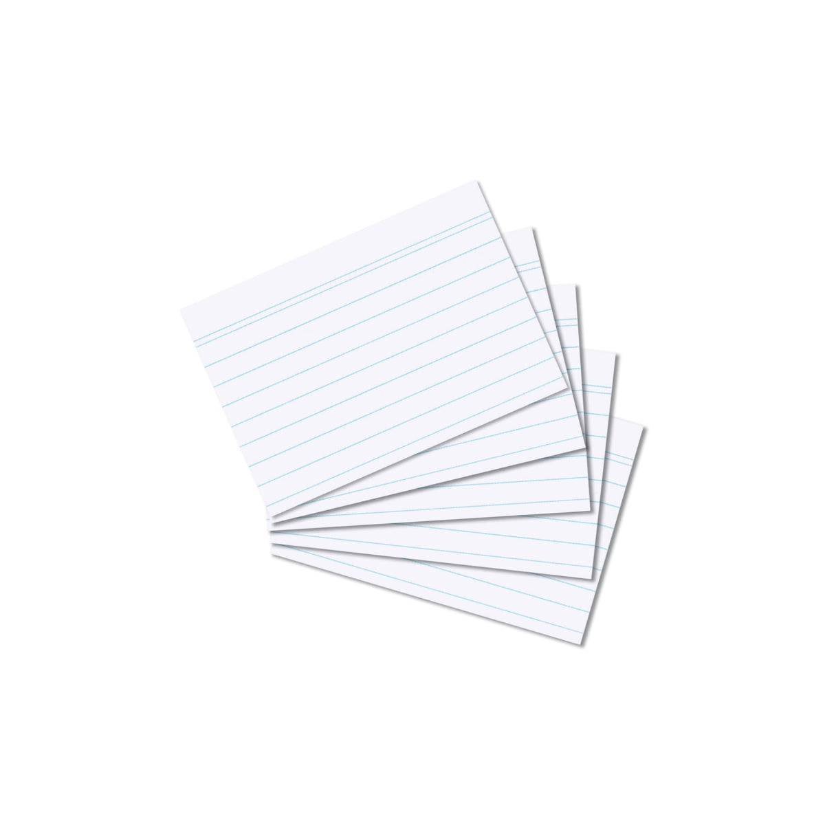 Herlitz A8 Ruled Index Cards - White (Pack of 100)