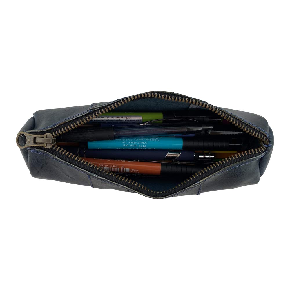 Hide & Drink, Rustic Cylinder Case for Keys, Office Supplies, Change, Personal Items, Cables &