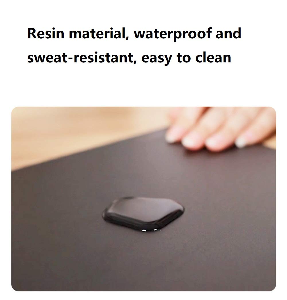 Seihoo Mouse Pad, Resin Hard Surface Mouse Mat Polymer Silicone Bottom Gaming Mousepad No Smell