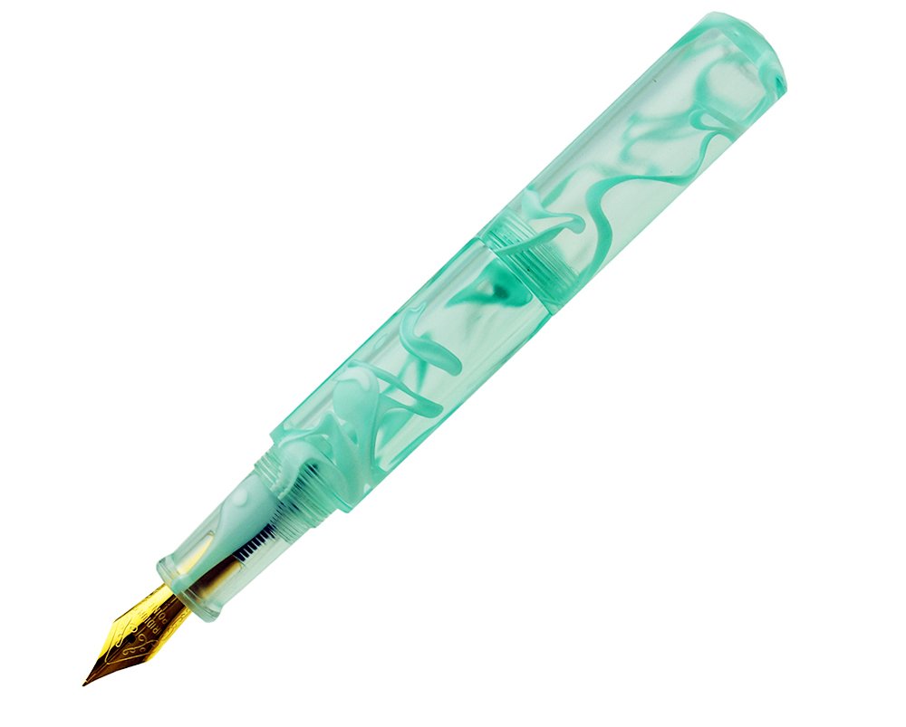 erofa MAJOHN Wancai Mini Fountain Pen Ink Transparent Pocket-Size Travel Short Pen Fine Nib 0.5mm