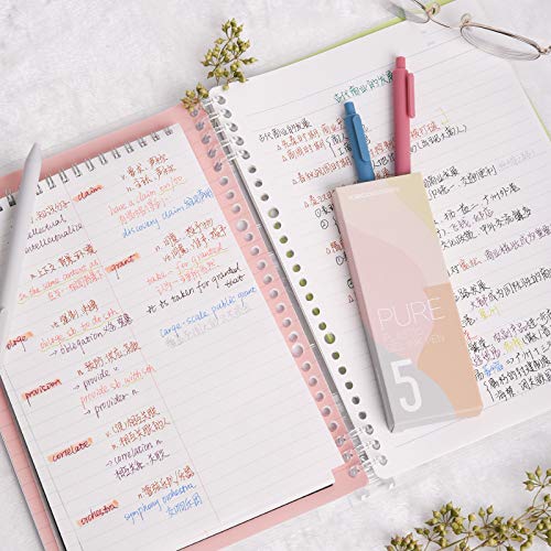 4 Packs KACO Gel Ink Pens Retractable 20 different ink color Extra Fine Point (0.5mm) for Drawing