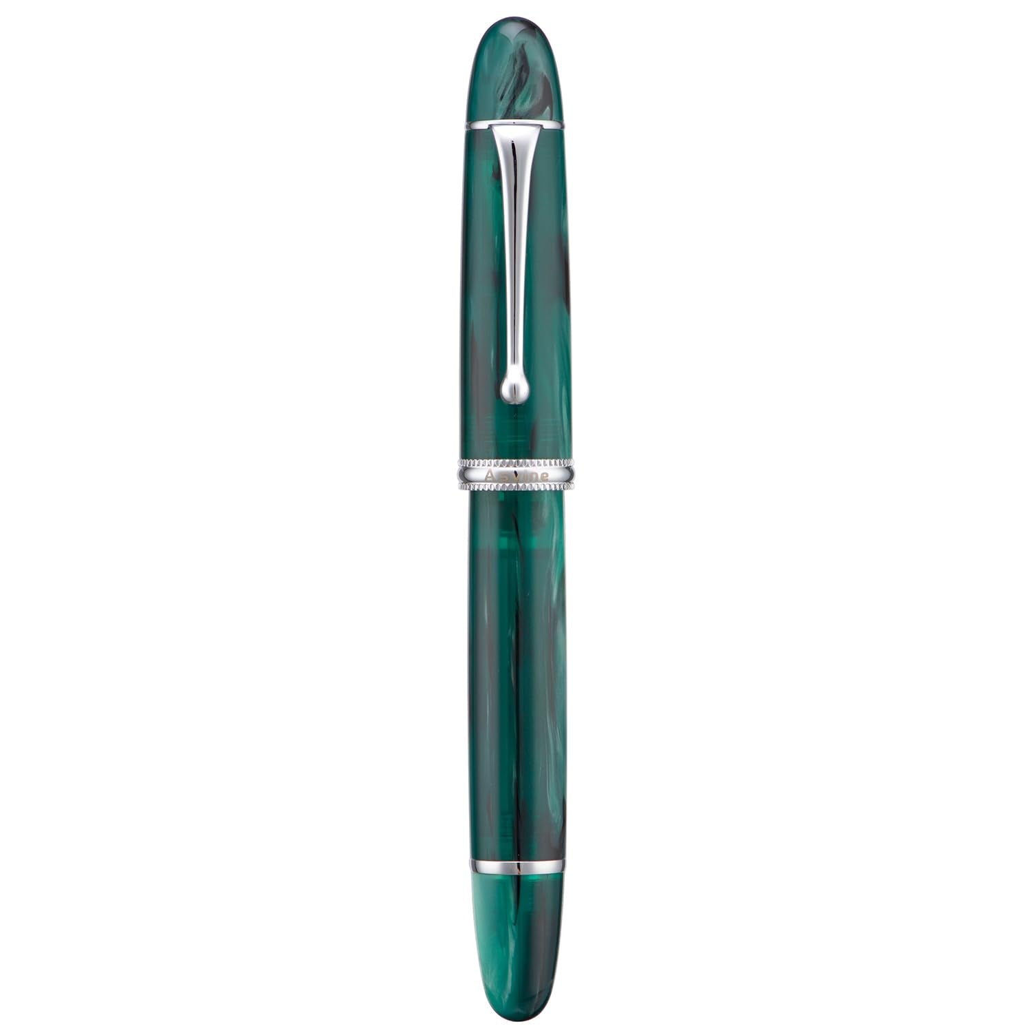Asvine V800 Fountain Pen – Vacuum Filling System with Large Ink Capacity – Smooth Number 8 Medium