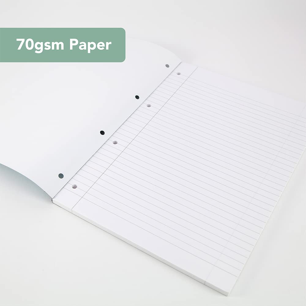 Cambridge Lined Paper A4 Refill Pad, 160 Pages, Pack of 5