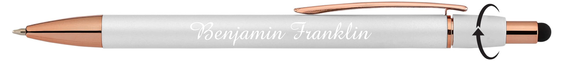 ExpressDesigns Personalized Fidget Pen for Adults - 2 Pack Stress Relief Custom Pens with Gift Box