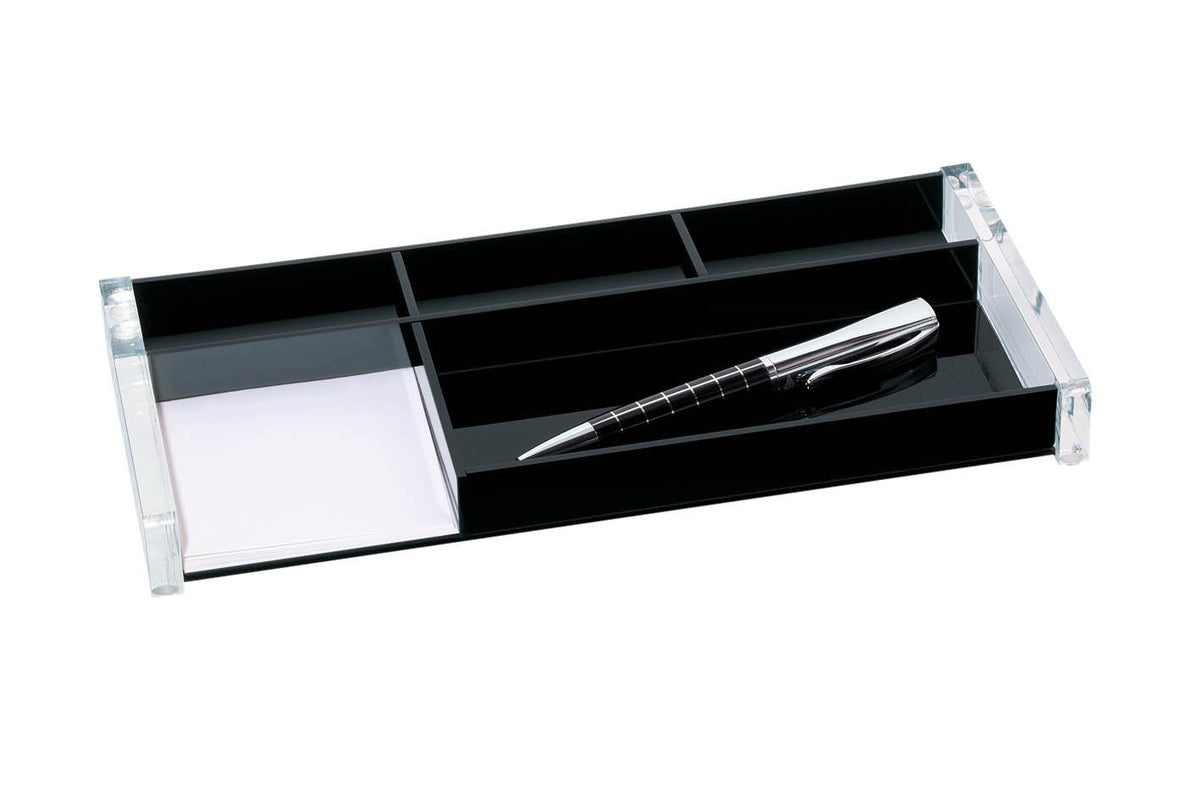 Wedo Acryl Exclusiv 601601 Pen Tray Transparent/Black