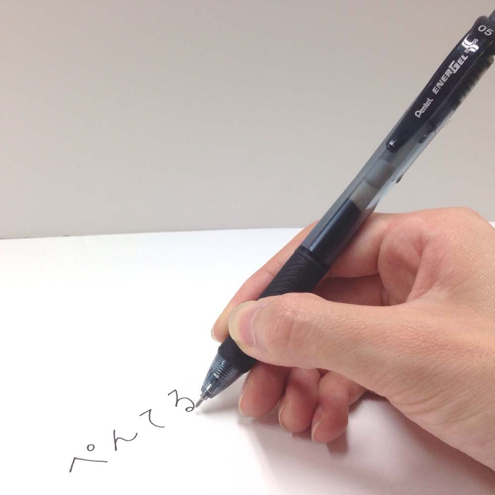 Pentel EnerGel X BLN105-A Gel Ink Ballpoint Pen, 0.5, Black, 10 Pieces