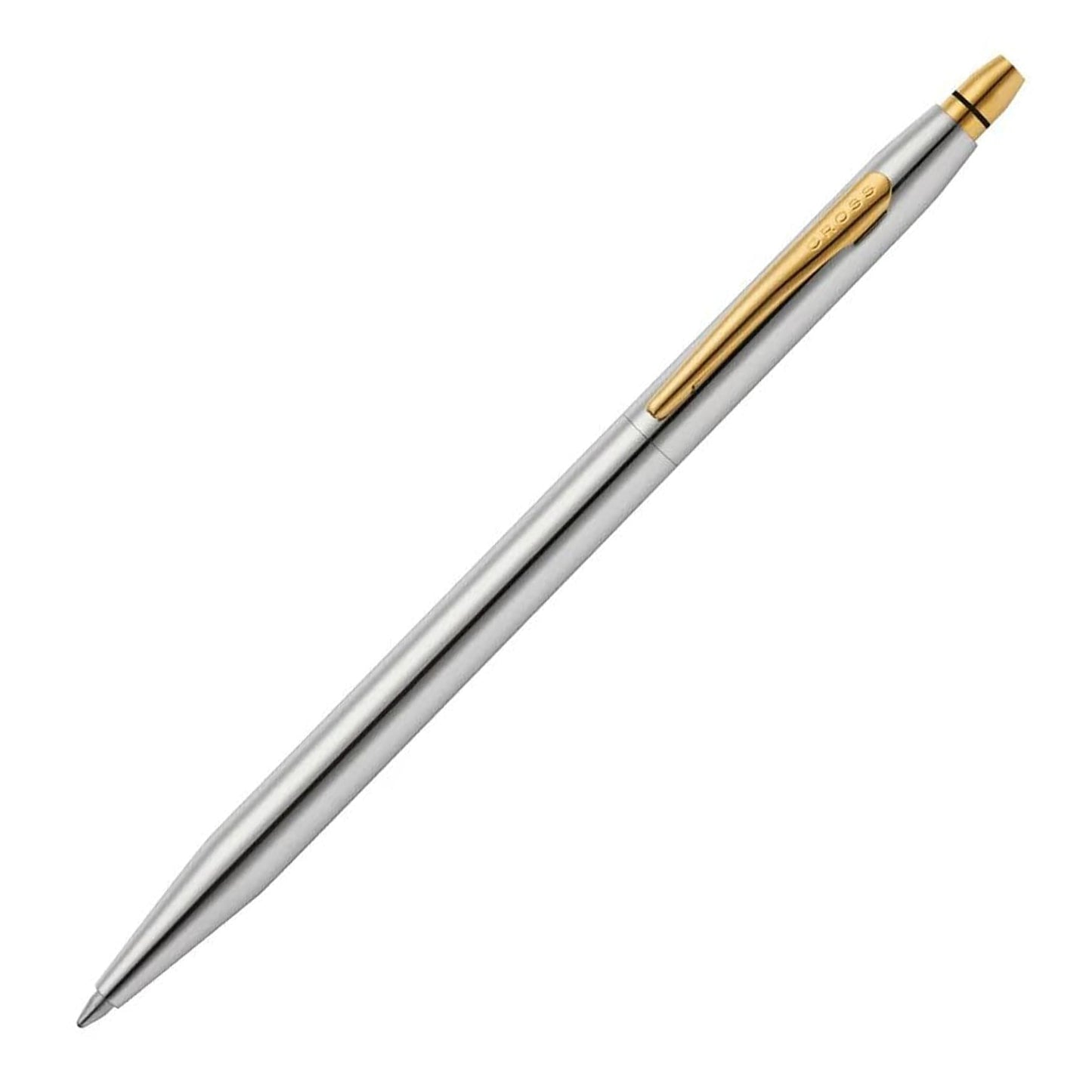 Cross Click Medalist Chrome, Gold-Tone Ballpoint Pen, Black Ink