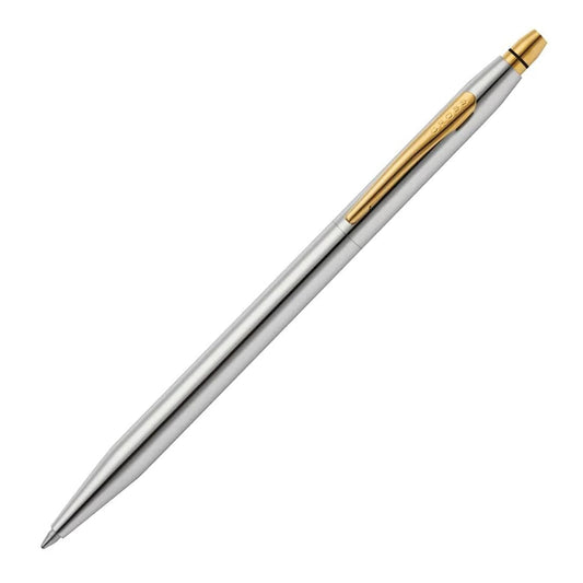 Cross Click Medalist Chrome, Gold-Tone Ballpoint Pen, Black Ink