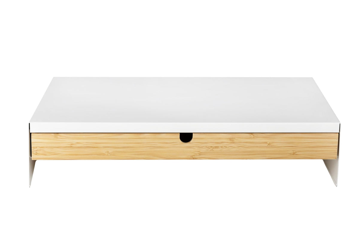 ProTuning Monitor Stand with Drawer 47x26x10 cm White
