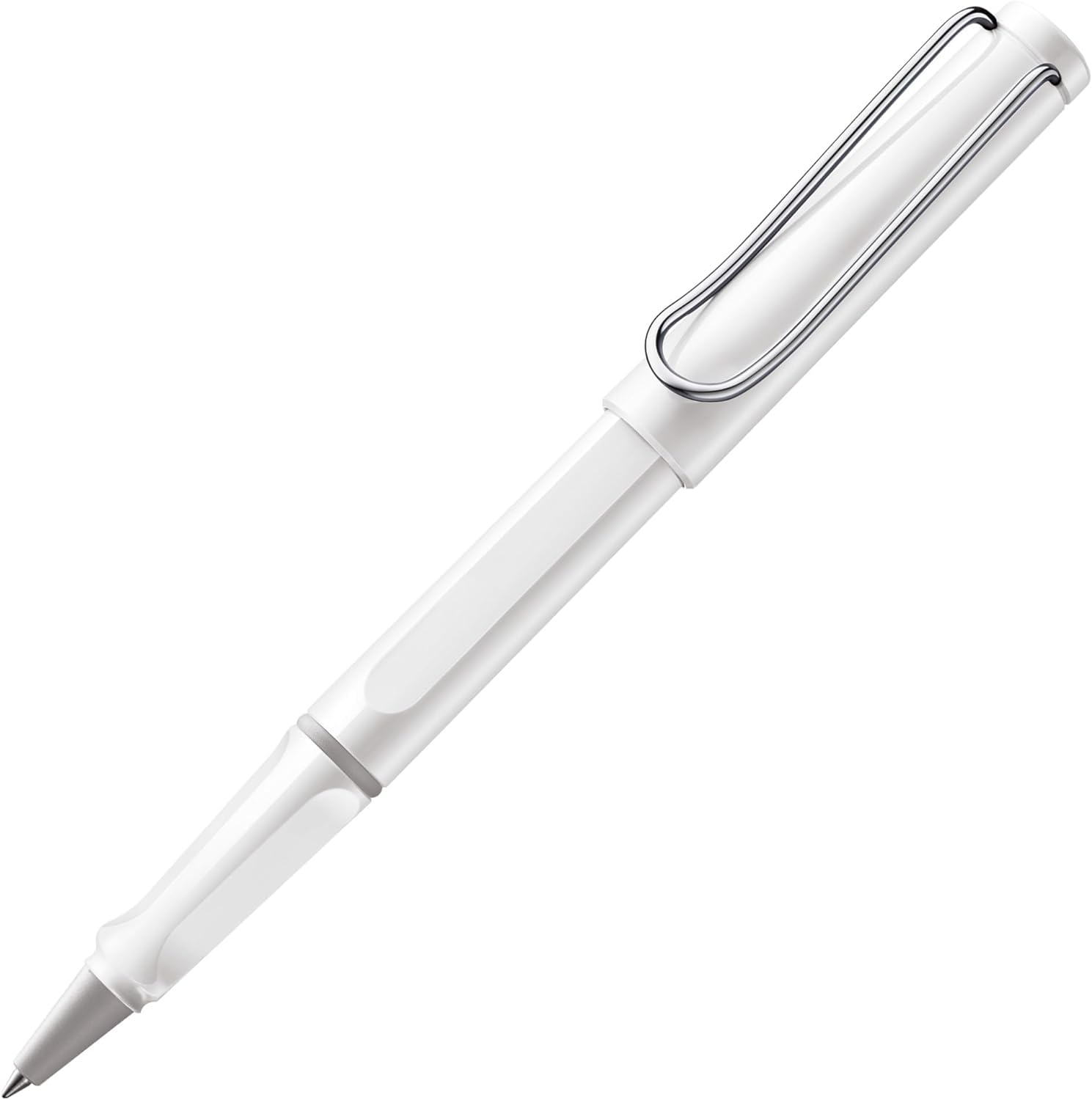 Lamy safari white - Rollerball Pen with ergonomic grip & line width M - for pleasant long writing