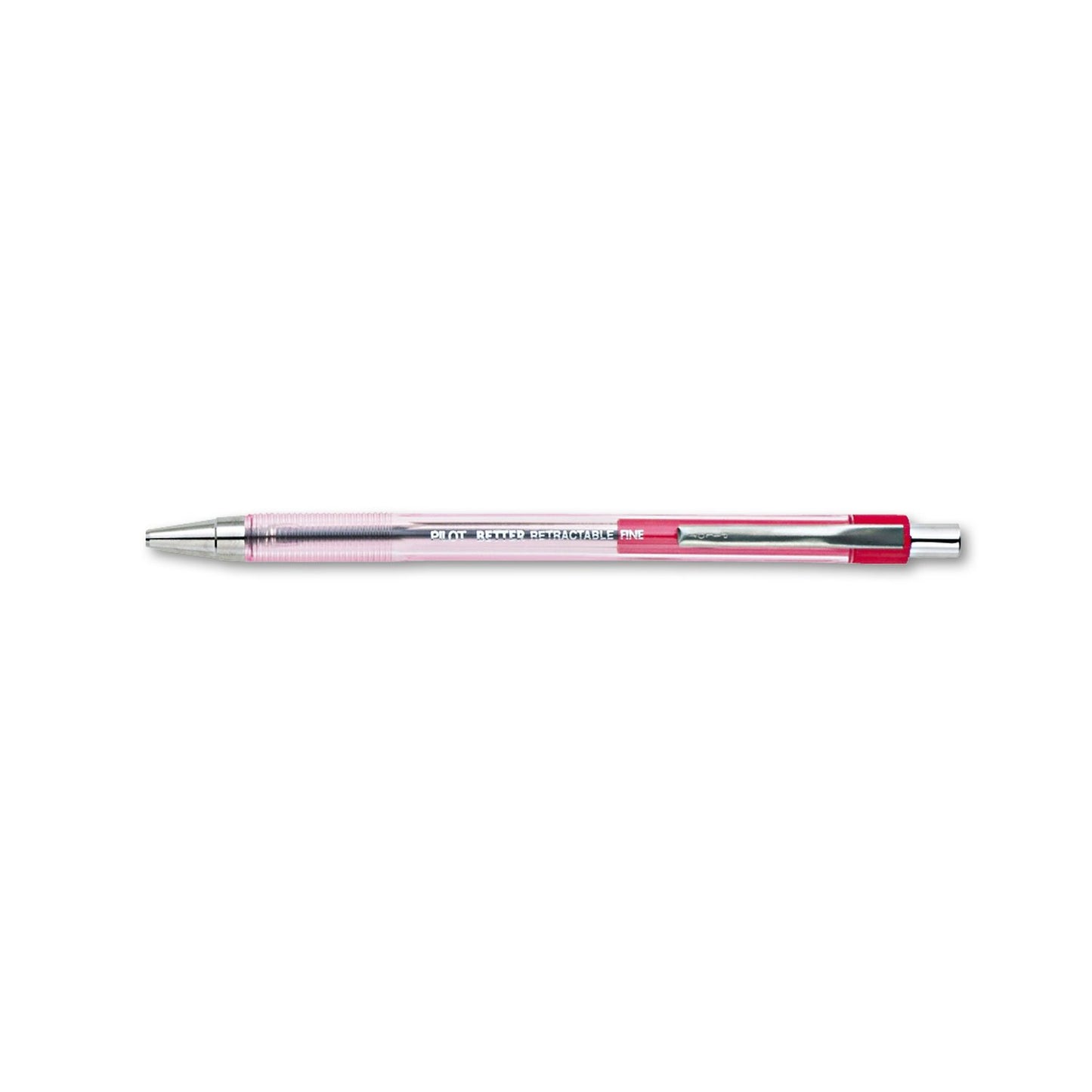 PILOT The Better Ball Point Pen Ballpoint Pens, Red Ink, 12-Pack