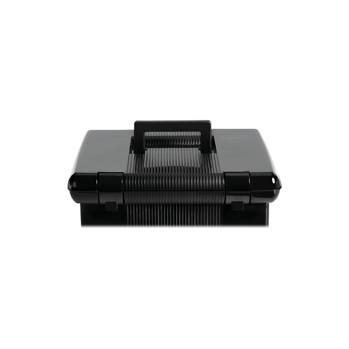 Pendaflex Portable File Box, Black, 11"H x 14" W x 11-1/8" D (41742)
