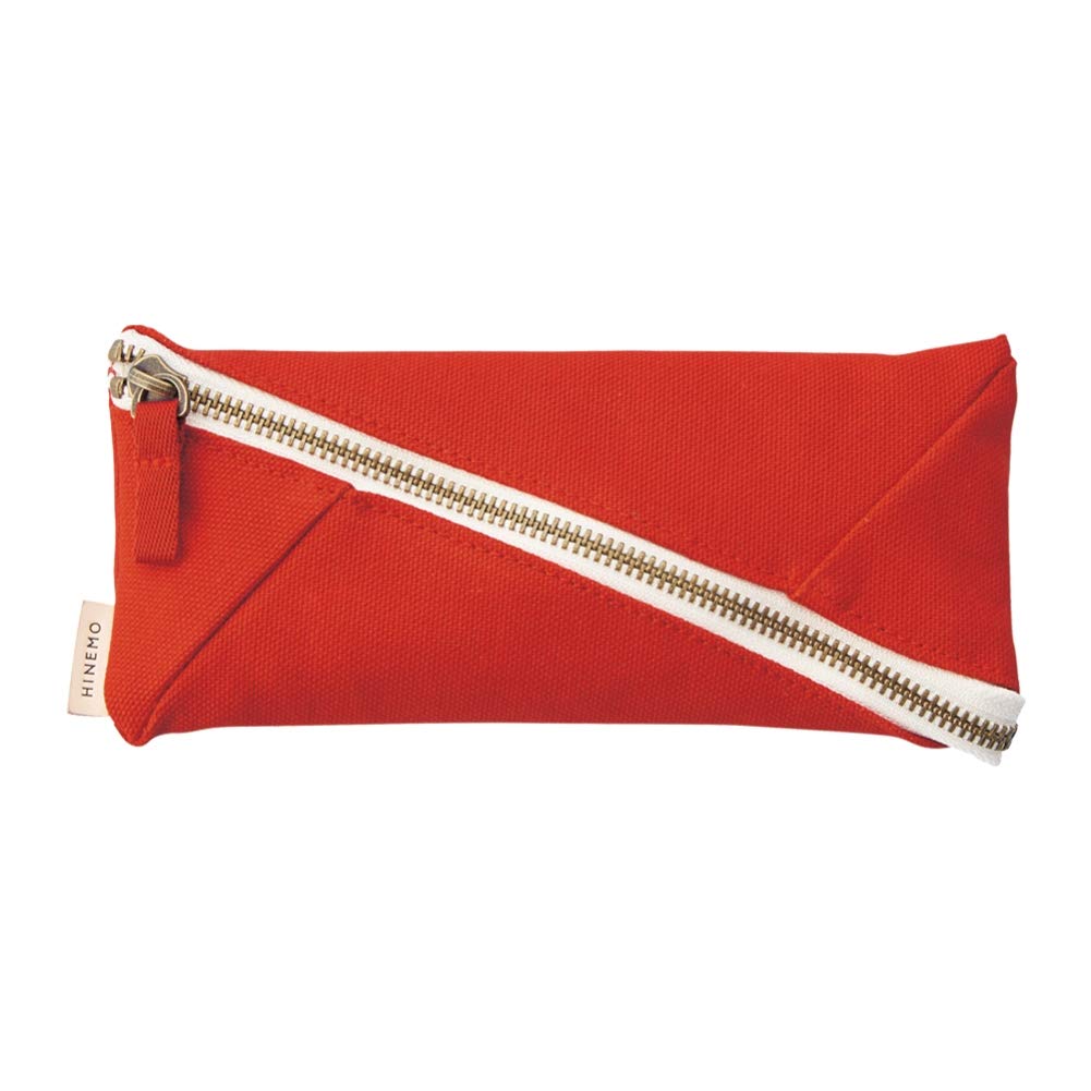 Lihit Lab A7900-3 HINEMO Wide Open Pen Pouch, Red, S