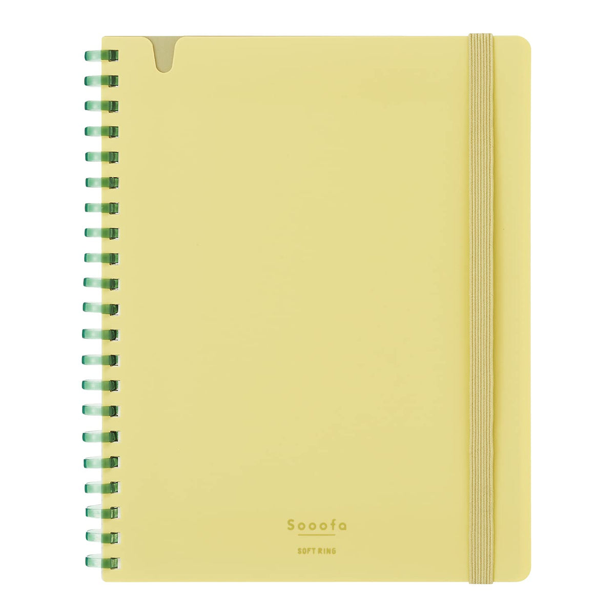 KOKUYO Graph Journal Notebook, Sooofa 7.2'' x 5.5'' Soft Ring Notebook for Women 4mm Grid Ruled, 80
