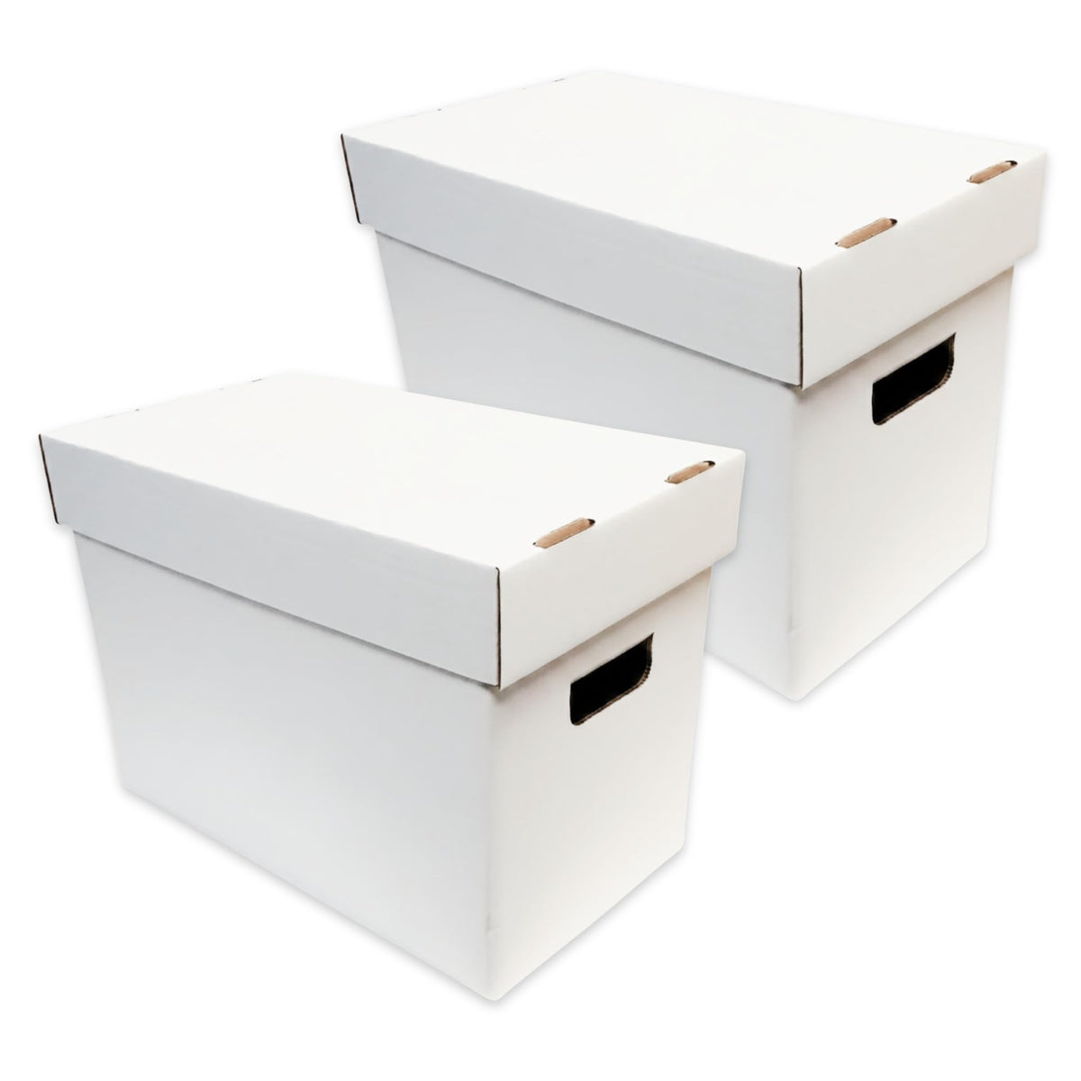 Max Protection Magazine Storage Boxes with Lids - Heavy Duty, 2 Pack