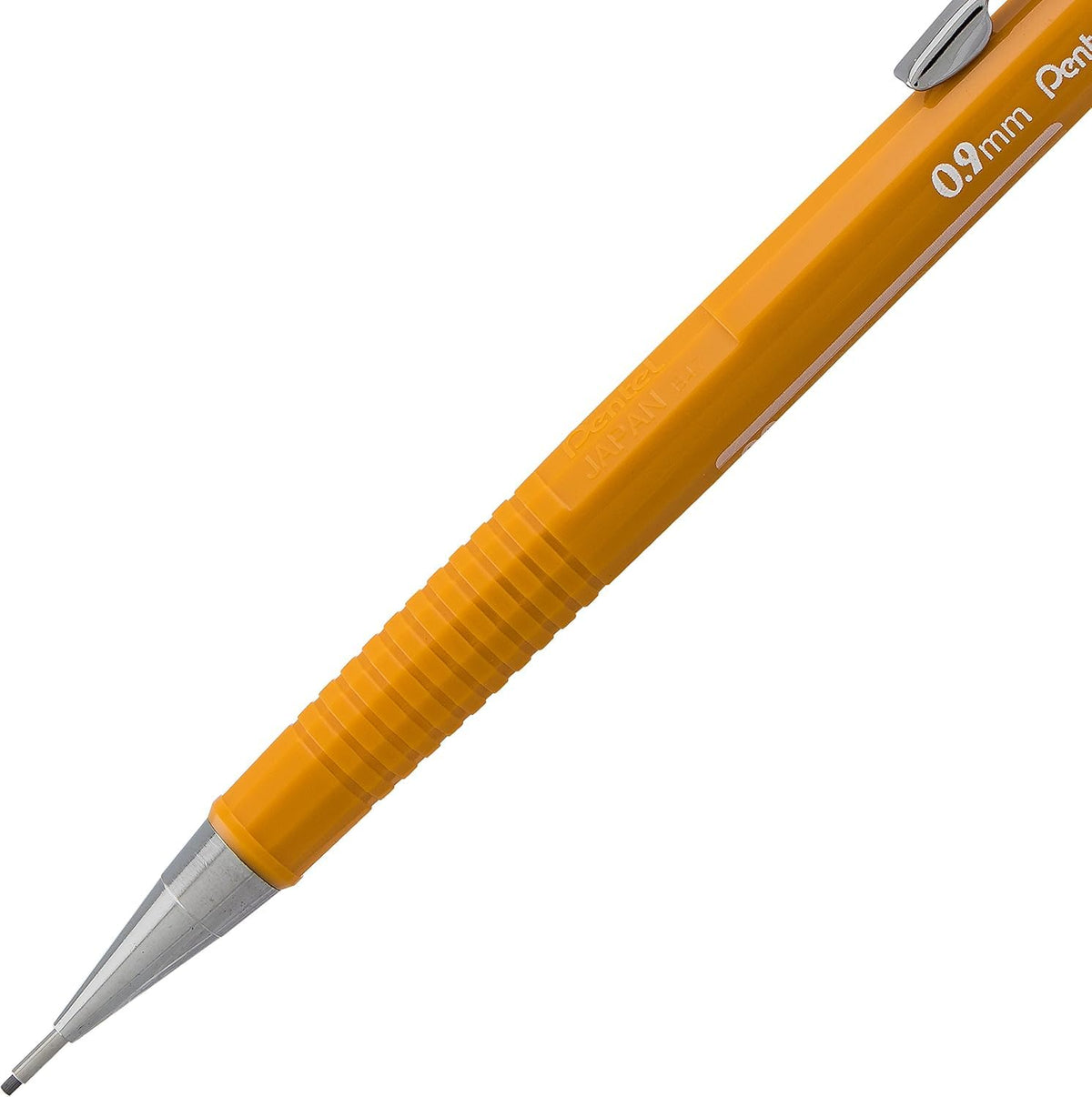 Pentel Sharp Mechanical Pencil 0.9mm With Lead & Eraser Refills, Yellow Barrel - Pack of 3