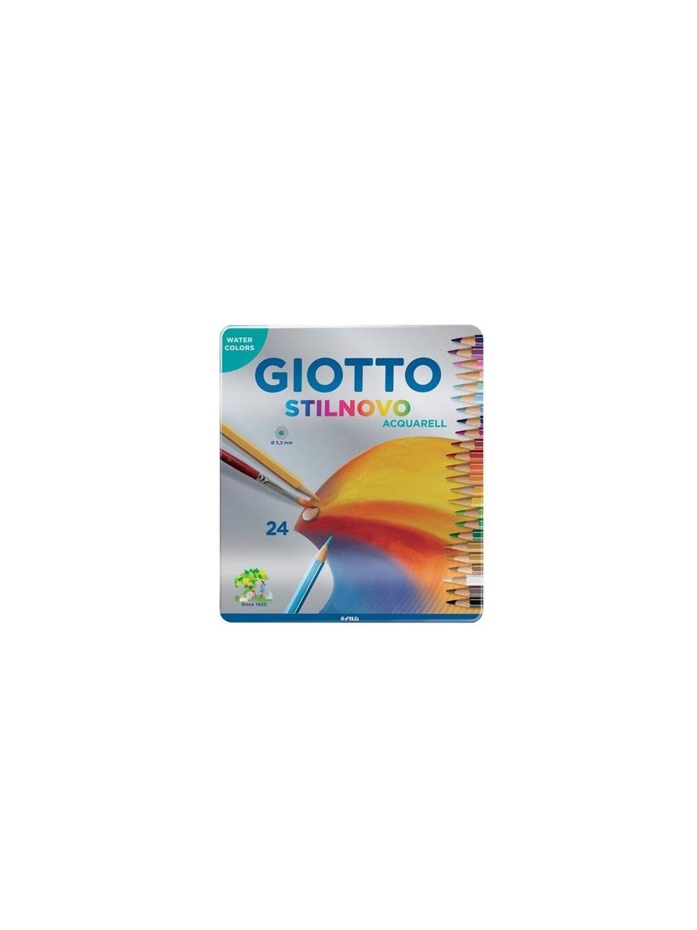 GIOTTO Stilnovo Aquarell, 24er Metalletui