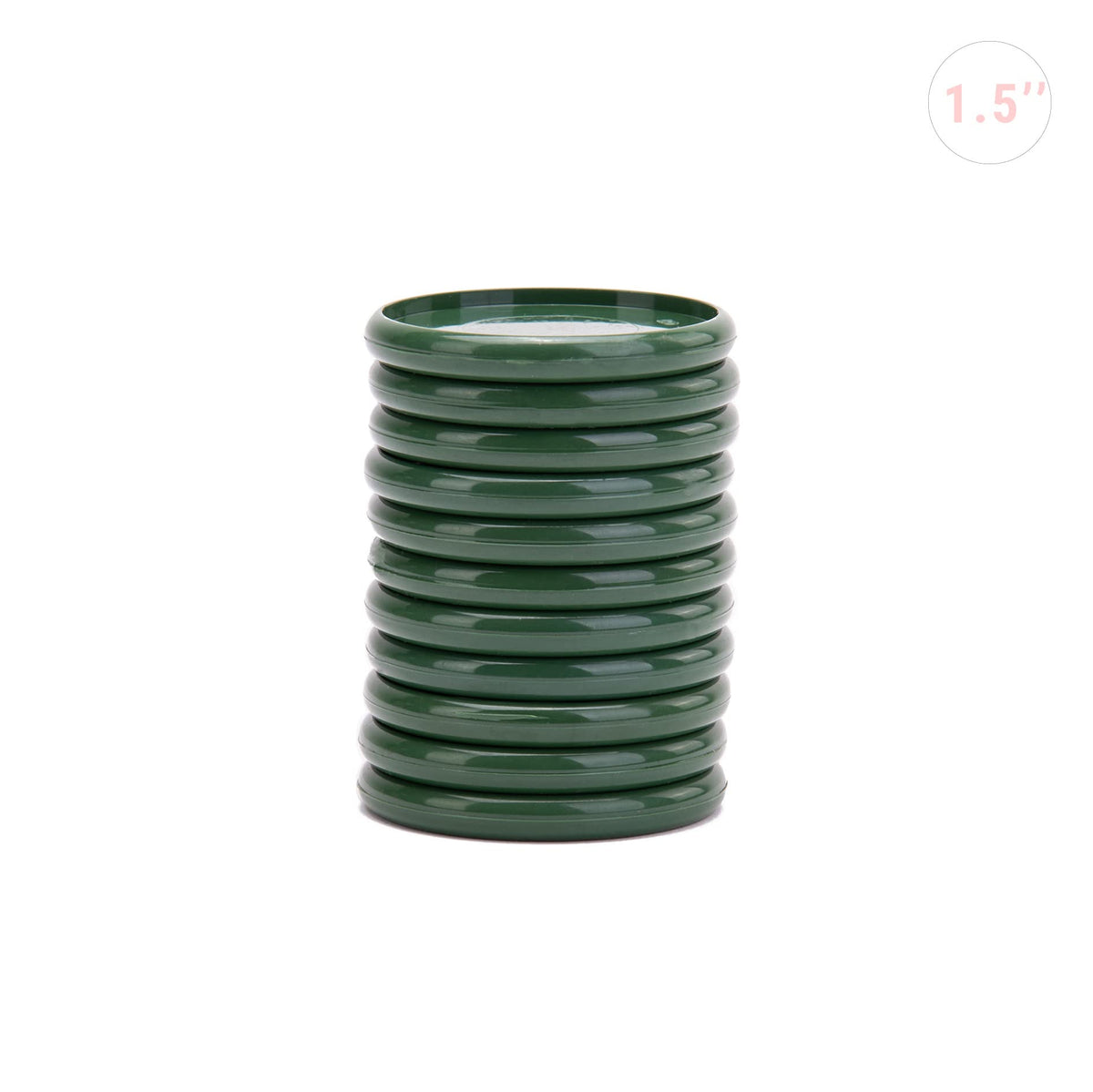 Talia Discbound Notebook - Discs (Green Olive, 1.5inch)