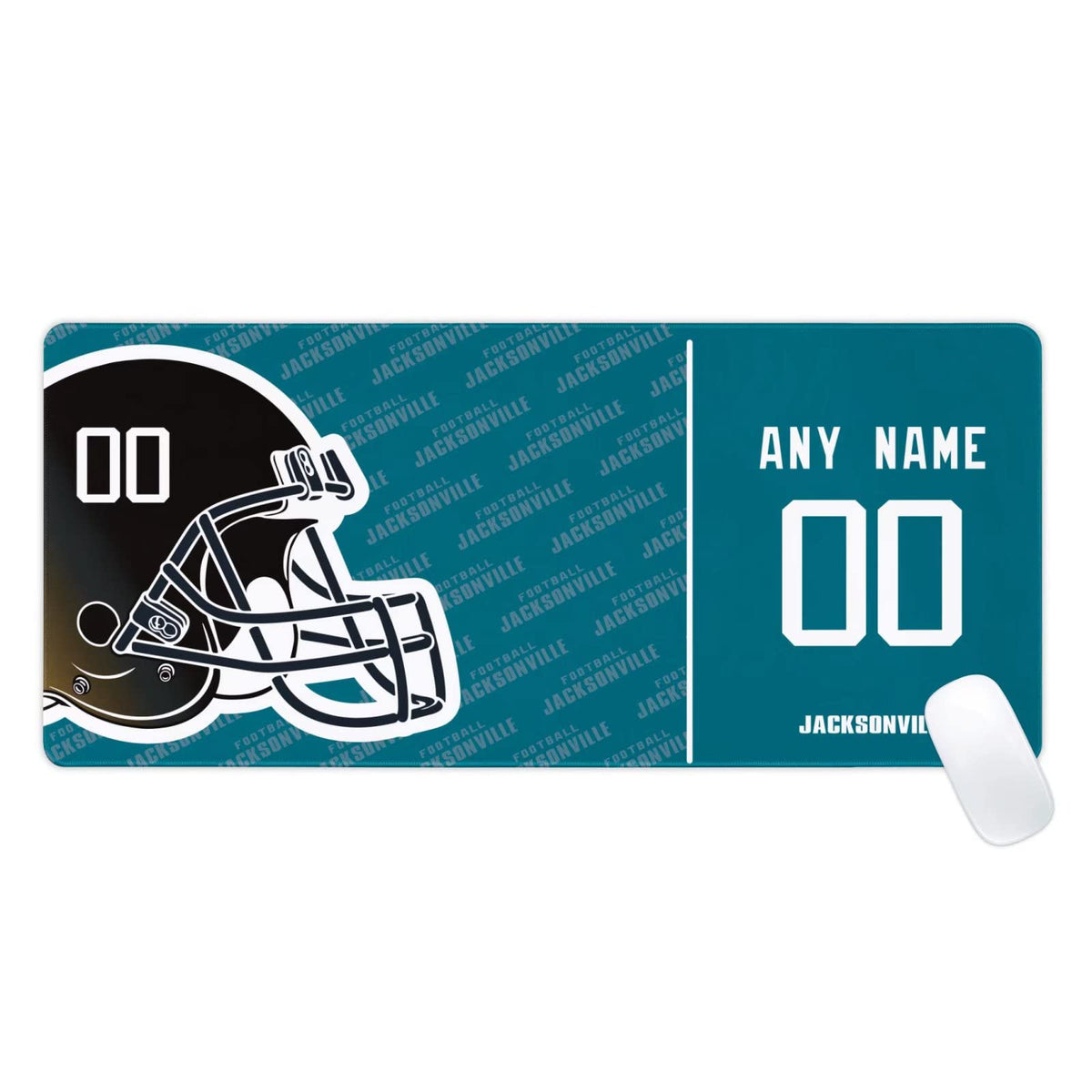 Jacksonville Mouse Pad Custom any Name and Number Desk Pad for Men Women Youth Gifts