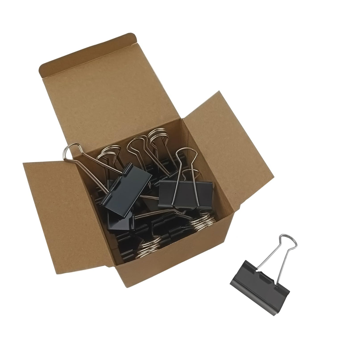 DSTELIN Extra Large Binder Clips, 2-Inch, 15 Pack (51mm Width) - Big Paper Clamps with 0.8-Inch