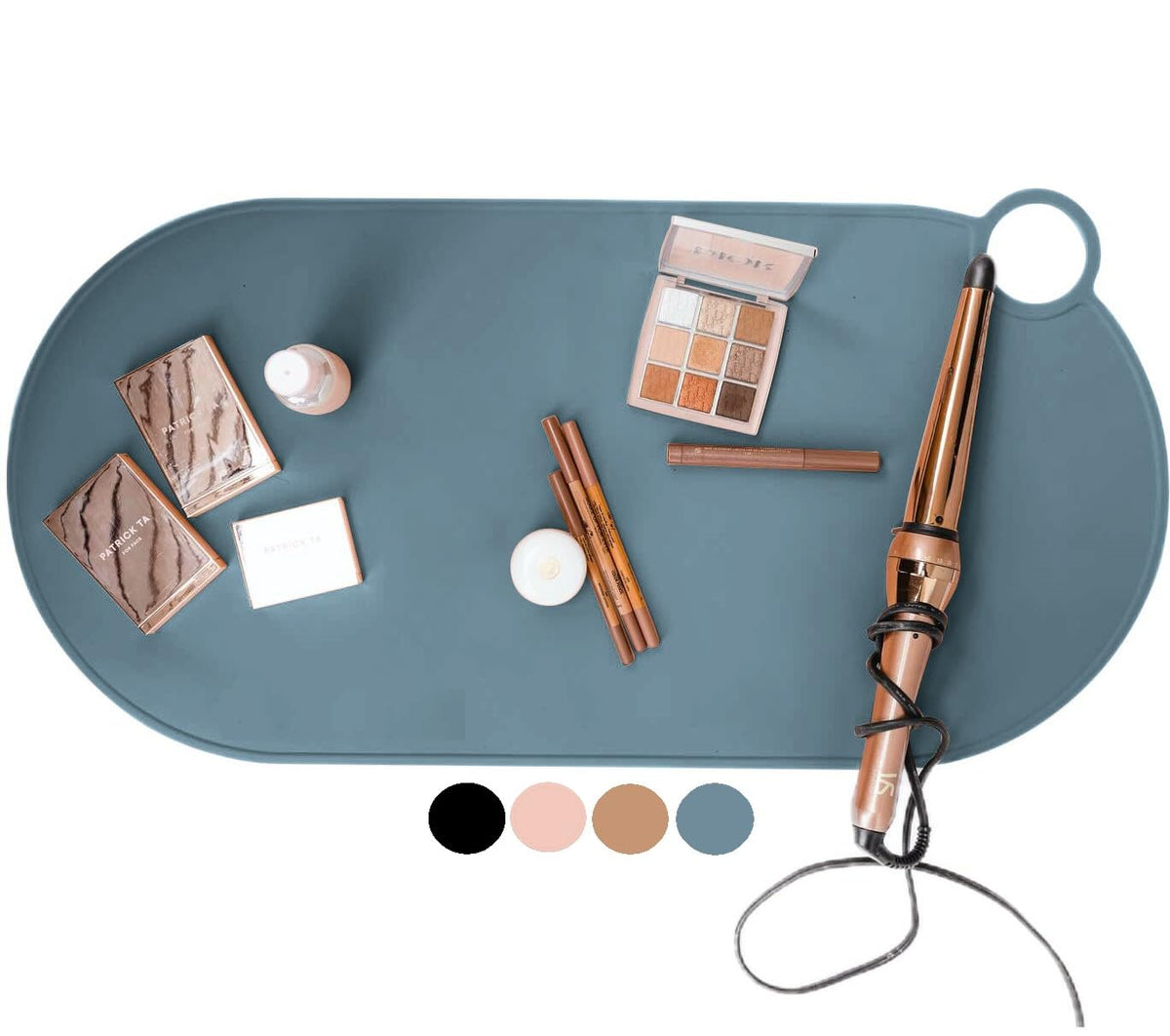 Durable Silicone Vanity Makeup Mat - Heat Resistant, Portable, and Protective | Perfect for Travel
