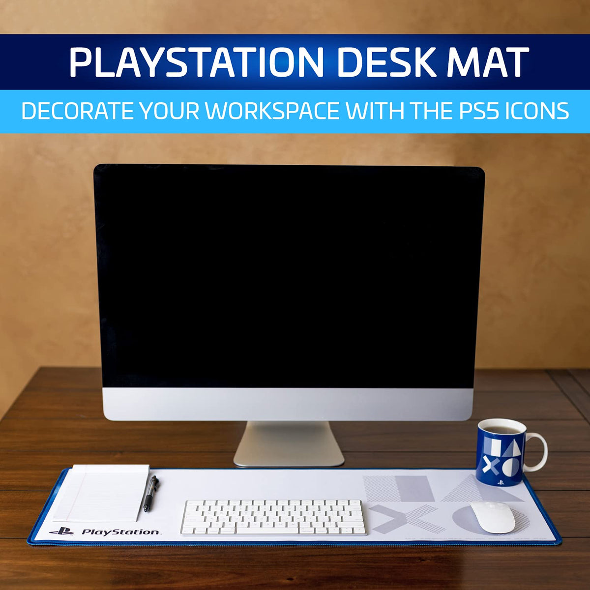PlayStation 5 Icons Large Gaming Mouse Pad