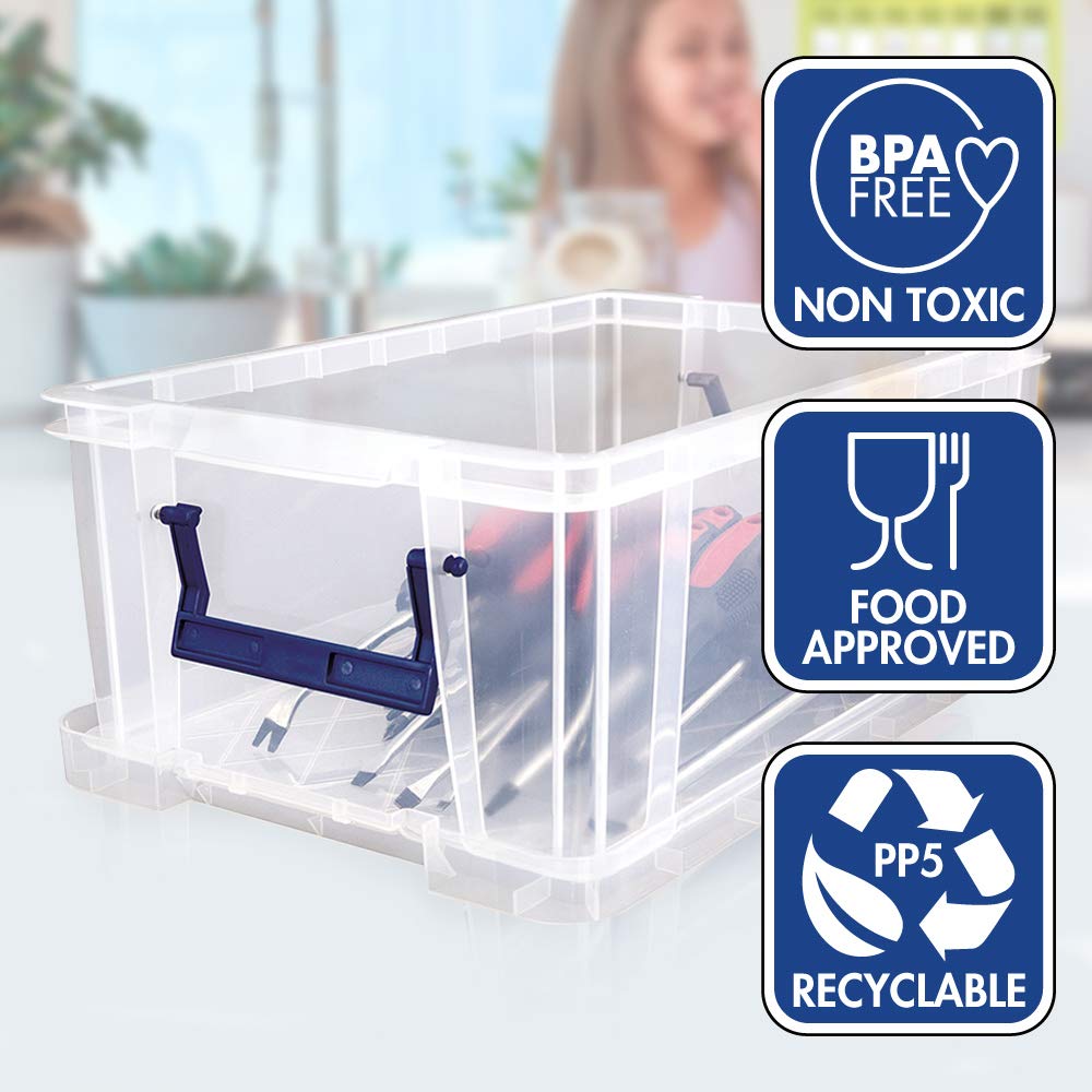 Bankers Box ProStore Plastic Storage Box - 10 Litre (15.5 x 39.5 x 25.5 cm)