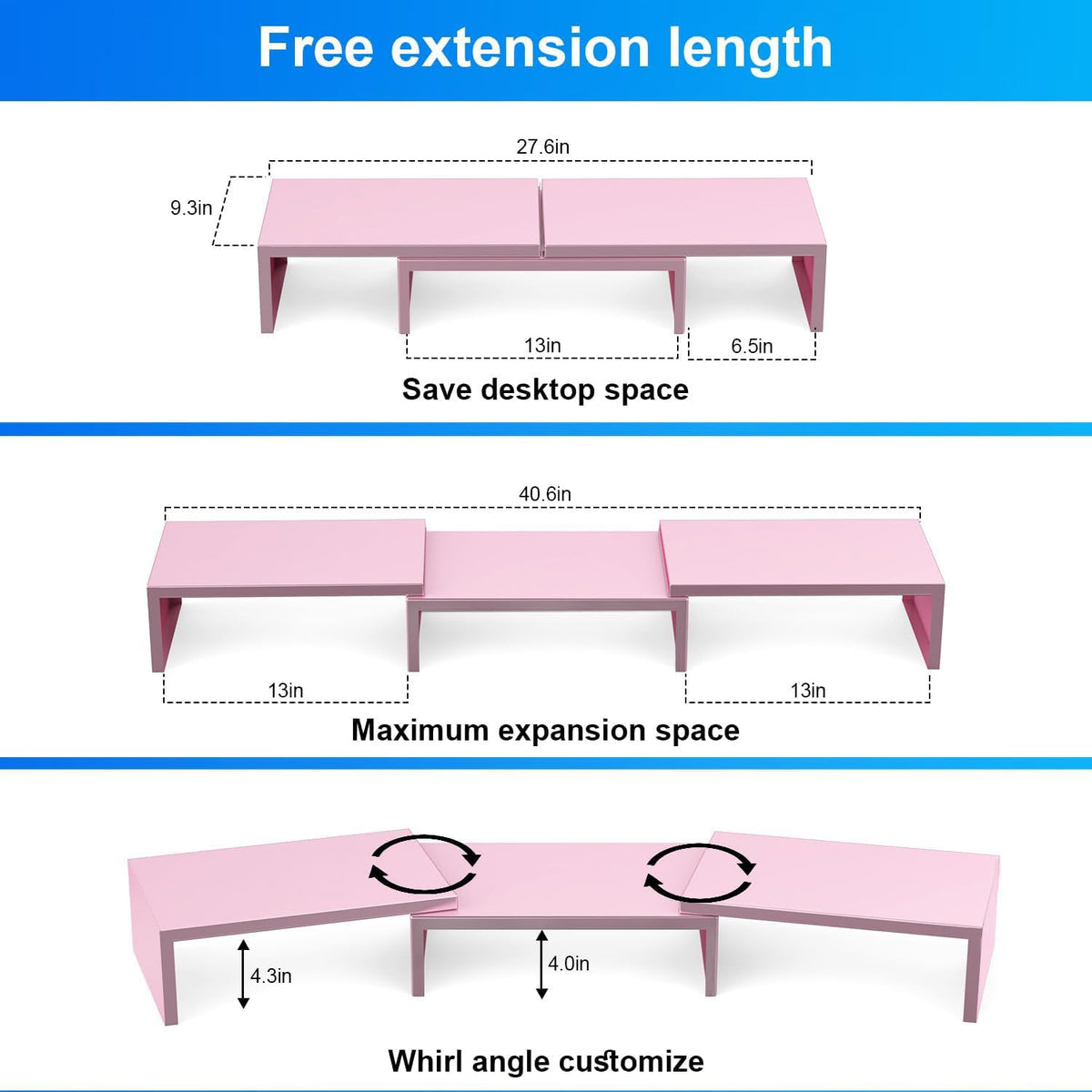 OUTIOE Dual Monitor Stand Riser