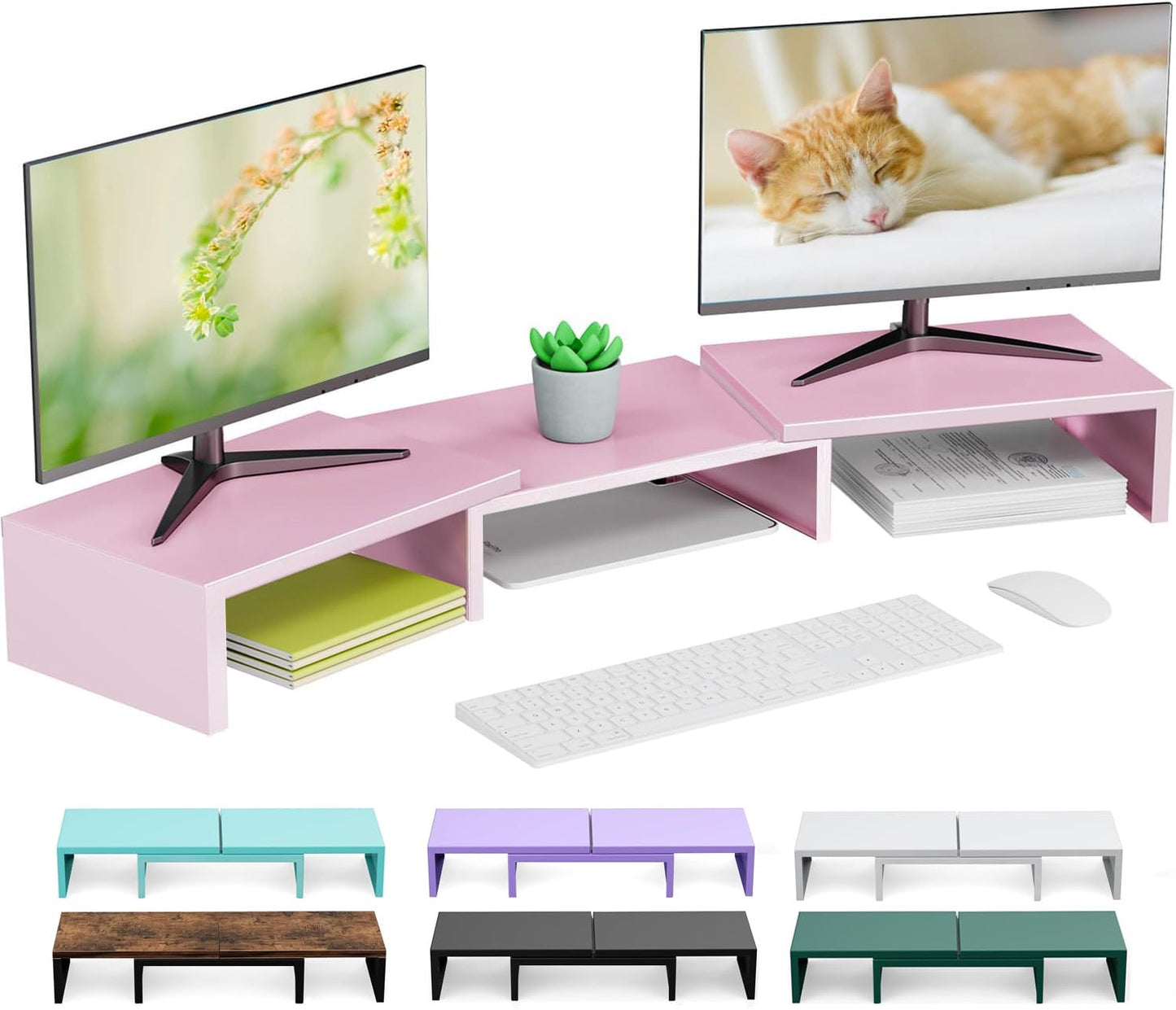 OUTIOE Dual Monitor Stand Riser