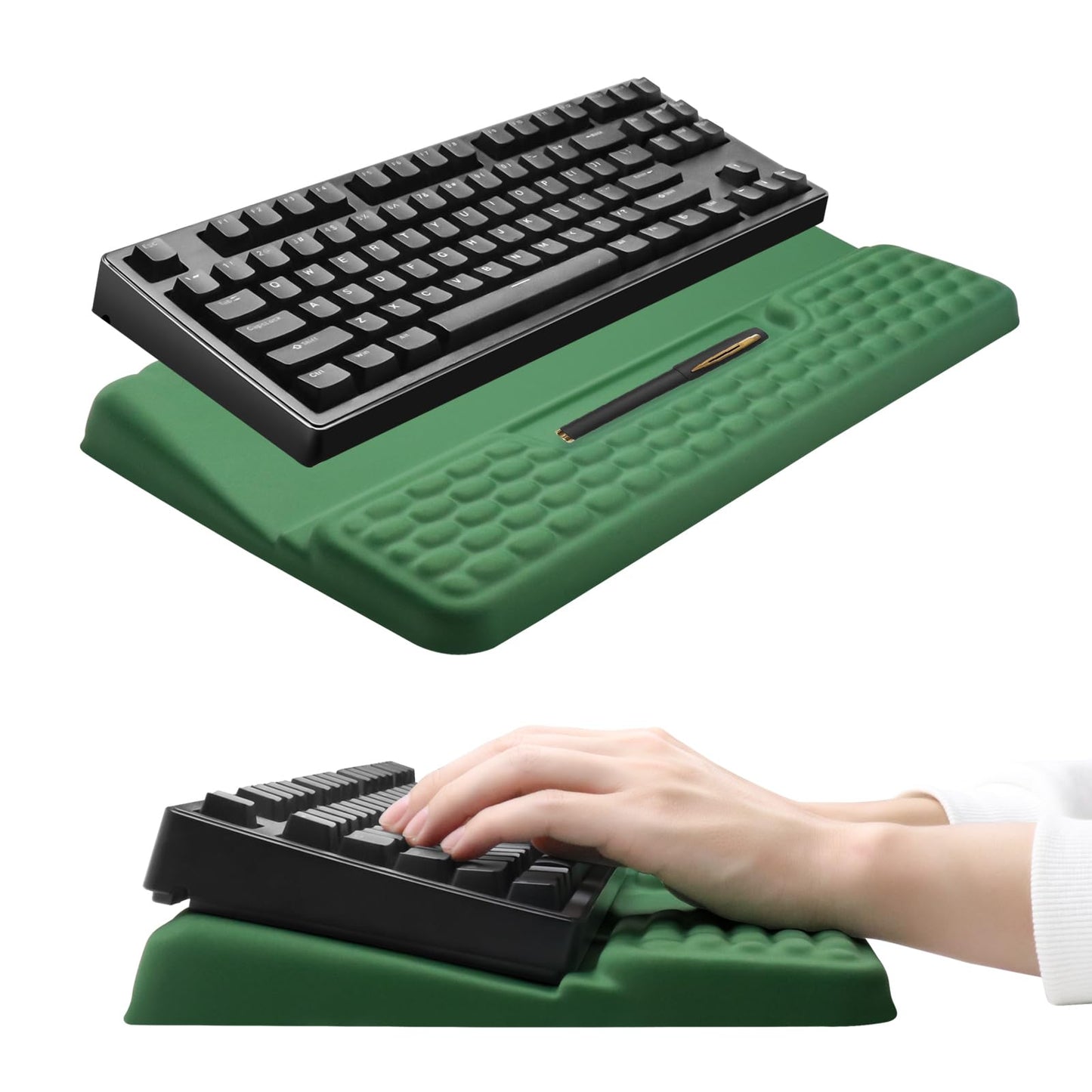 Ergonomic Keyboard Stand with Wrist Rest, Computer Wrist Support Pad