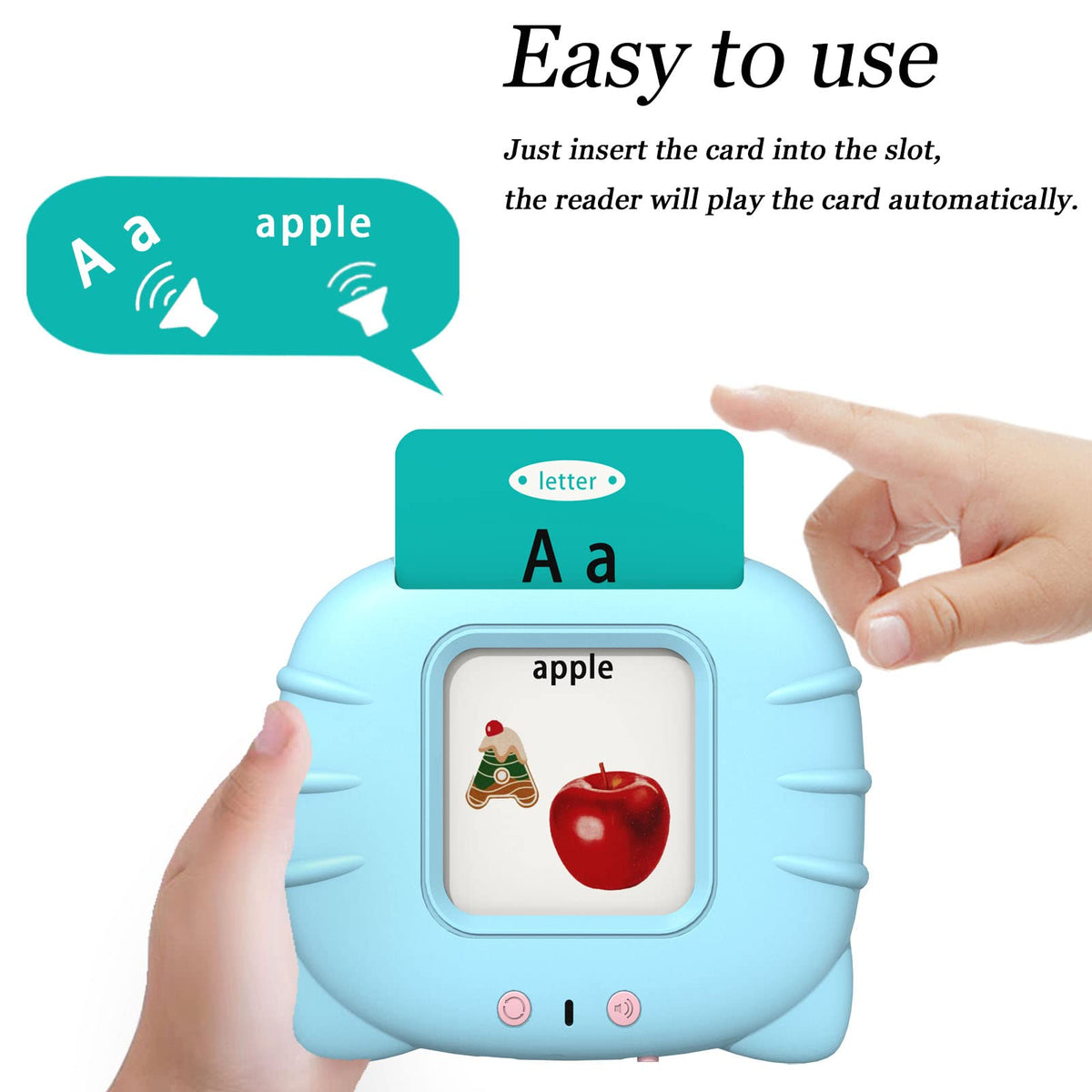 Startcan Talking Flash Cards for Toddlers 1 2 3 4 5, Speech Therapy Toys Autism Toys, ABC 123 Sight