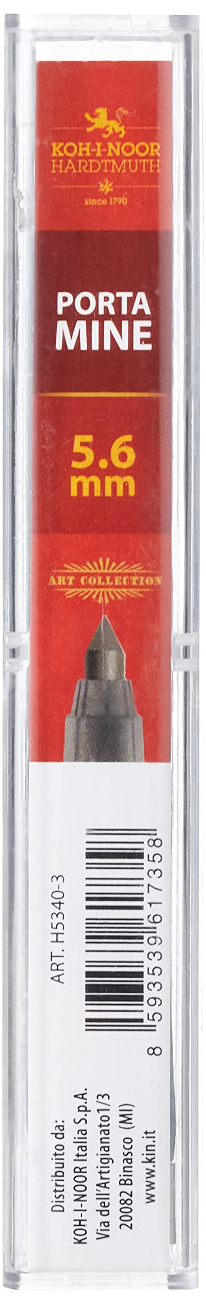 Koh-I-Noor 5340 Green All Metal Mechanical Pencil with Sharpener
