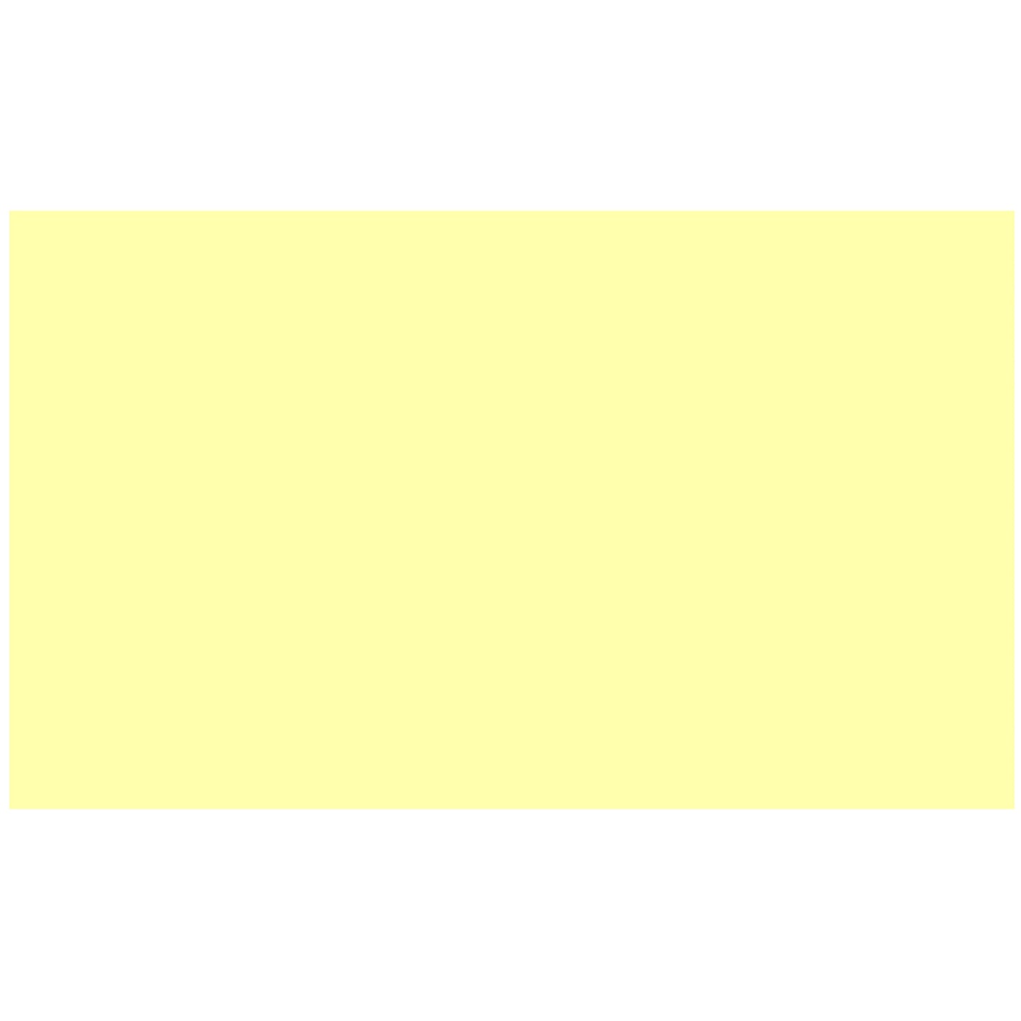 Colonial Cards: 150 Color Cardstock 3" x 5" Index Cards, Light Yellow, Unruled