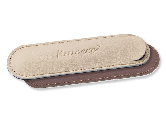 Kaweco Eco Leather 1 Pen Pouch SPORT Creamy Espresso I Pen Case Suitable for The Sport Series I