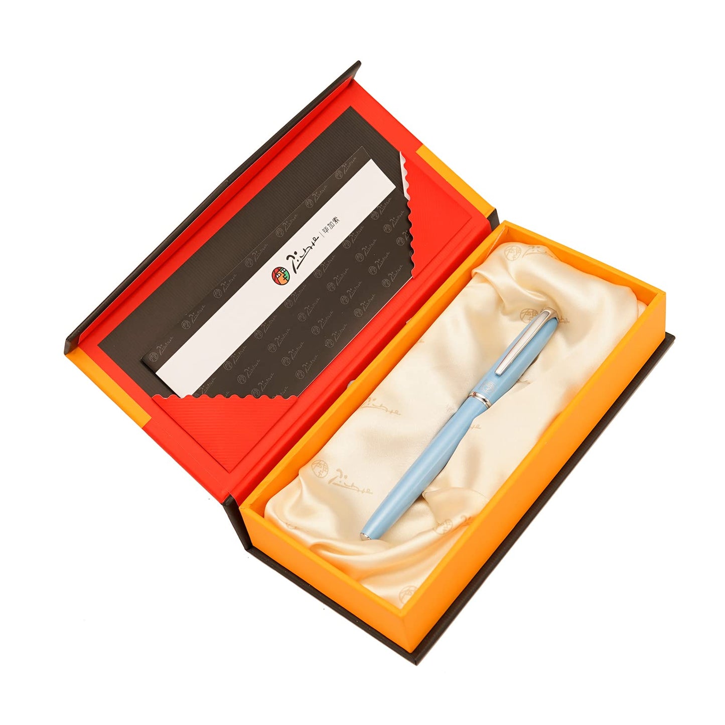 erofa Picasso 916 Sky Blue Fountain Pen with Gift Box Calligraphy Writing Pen Set Bent Nib Fude