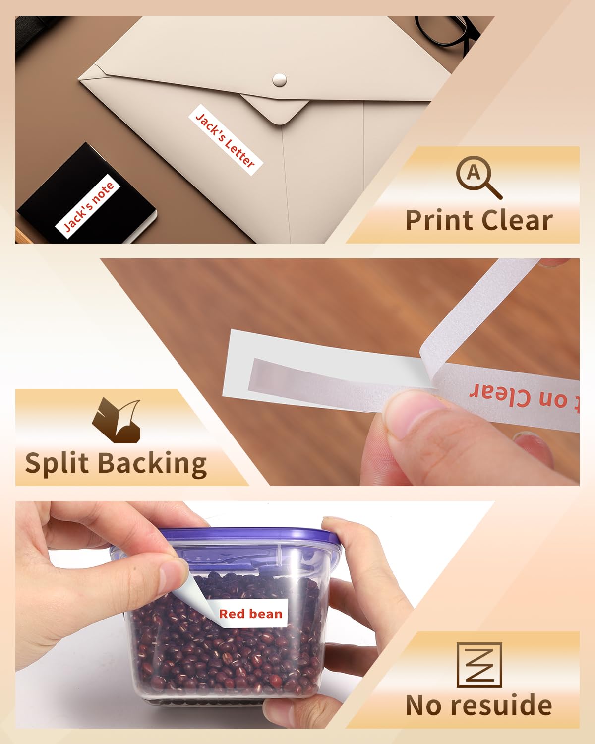 Oozmas Compatible Label Tape Replacement for TZe-232 Red on White P-Touch