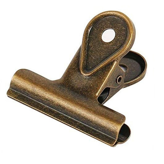 MauSong 1 PCS Duckbill Metal Binder Clips, Invoice Bill Clip Utility Paper Clips for Office Home