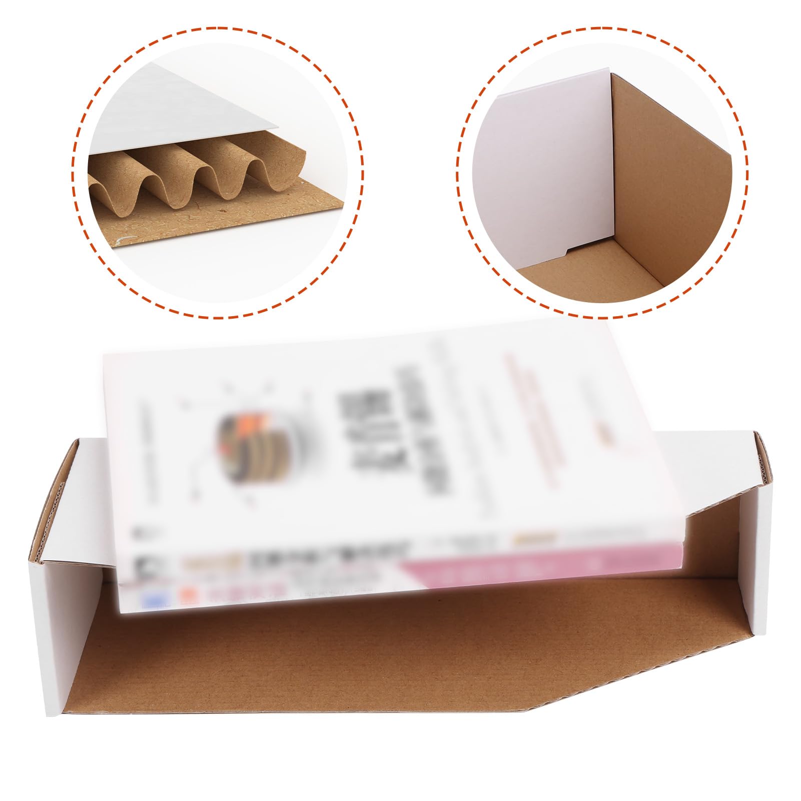 ZBEIVAN Cardboard Storage Bins Boxes 35 Packs 12x3x4.5 Inches, Easy Assembly Pantry Organizer Bins
