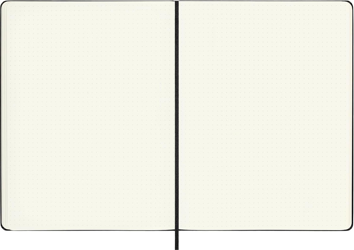 Moleskine Classic Collection Hard Cover Notebook, 1-Subject, Dotted Rule, Black Cover, (80) 10 x