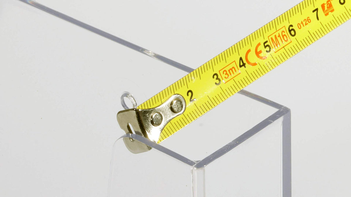 Europel Wall Mounted Brochure Holder | for A4 Size | Crystal Clear Acrylic Literature Stand &
