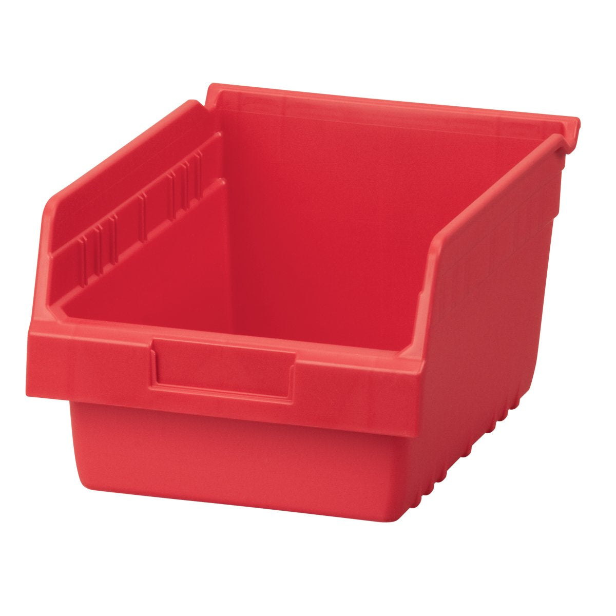 Akro-Mils 30080 Plastic Nesting ShelfMax Storage Bin Box, 12x8x6-Inch, Red (8-Pack)
