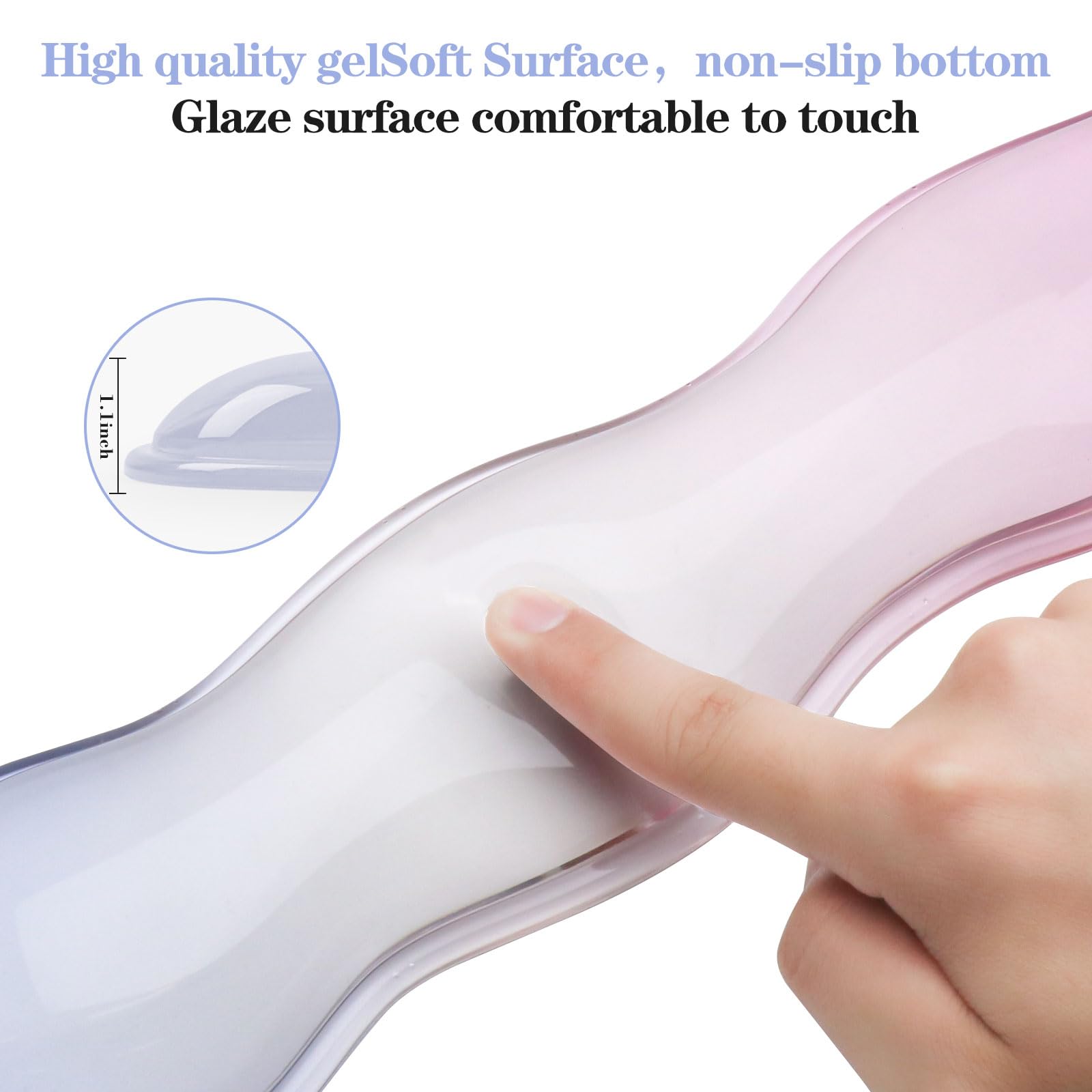 ABRONDA Gel Wrist Rest for Keyboard and Mouse, Wrist Rest for Keyboard, Mouse Wrist Support, Pain