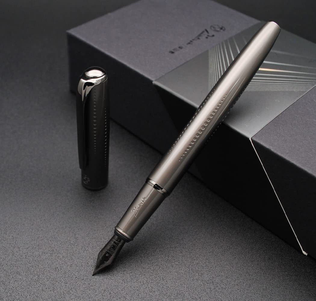 Picasso 916 Malage Fountain Pen Original Box New Version (Starlit Night Gray, Extra Fine Nib 0.38mm)