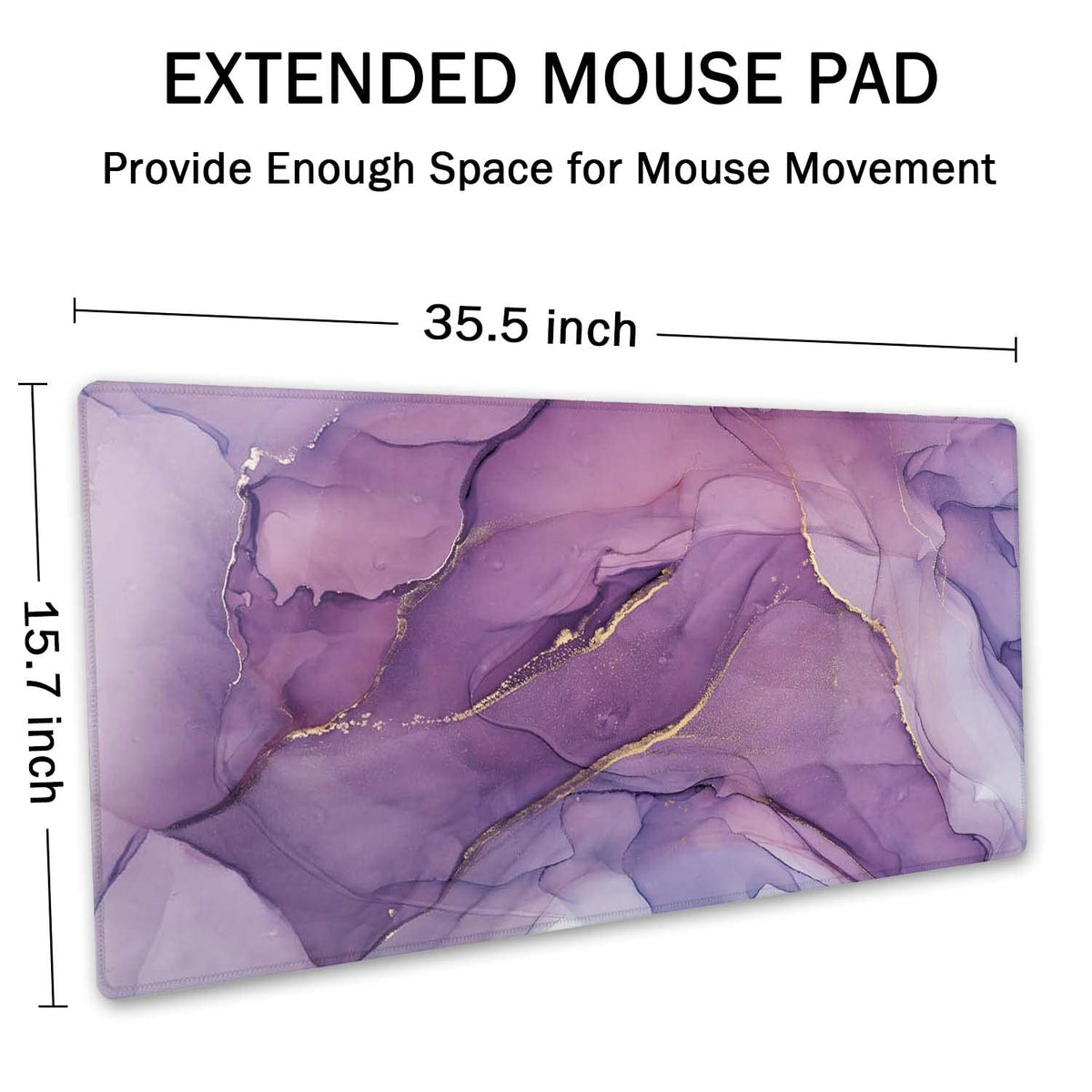 SSOIU Extended Gaming Mouse Pad Mat Large Desk Mat Non Slip Rubber Base Computer Desktop Laptop